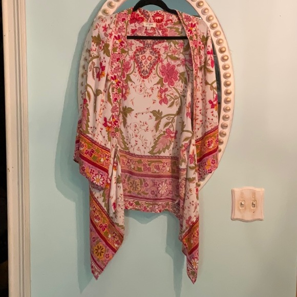 UMGEE USA Floral Kimono size S/M - Picture 11 of 11